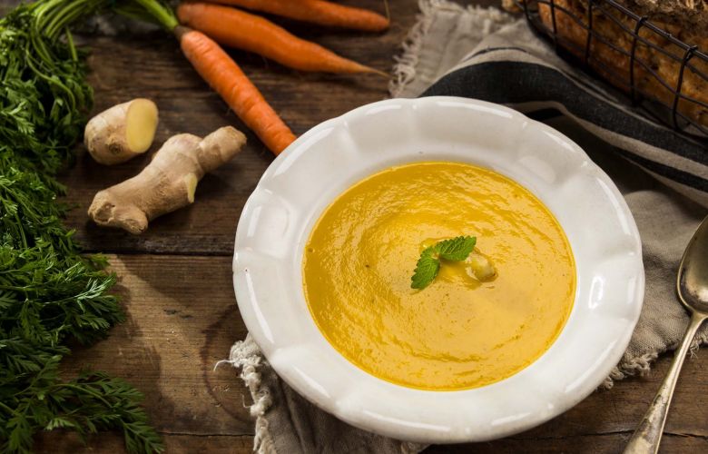 Recept → Pikantná mrkvovo-zázvorová polievka