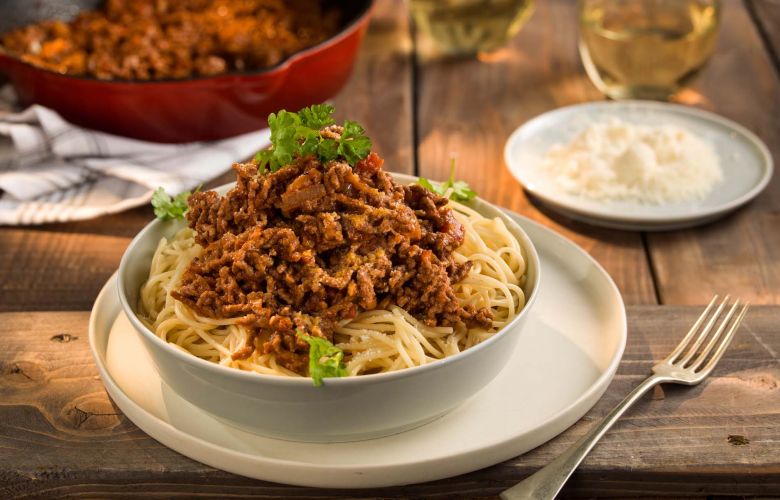 Recept → Špagety s mletým mäsom